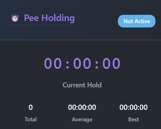 Holding timer with urgency and Omo Points earnings